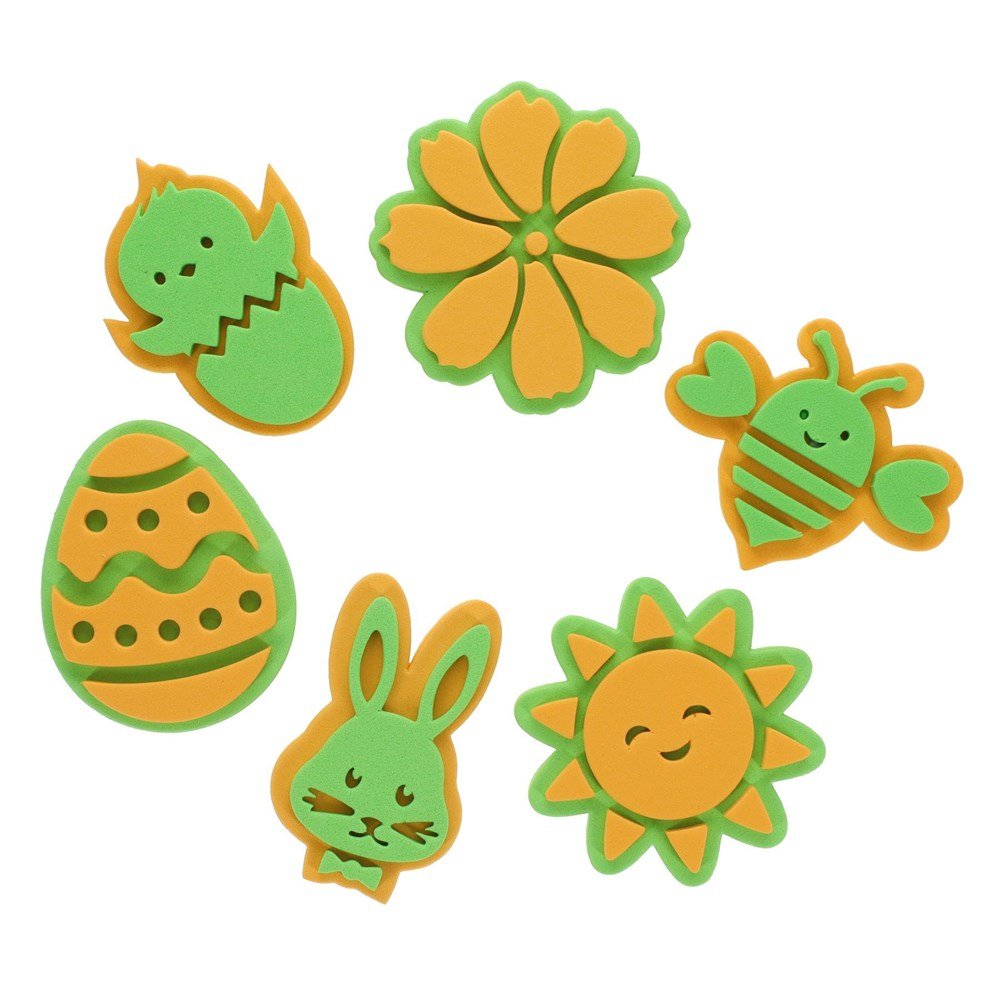 Easter Foam Stampers Pack of 6 - ABC School Supplies