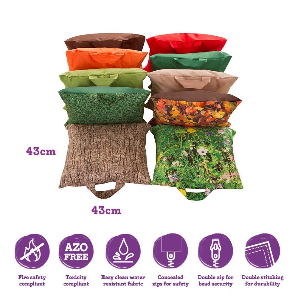 Eden Learning Grab & Go Cushions, Seasons (10 Pack) - ABC School Supplies