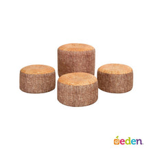 Eden Learning Learn About Nature Teacher Tree Stump Stools - Pack Of 4 - ABC School Supplies