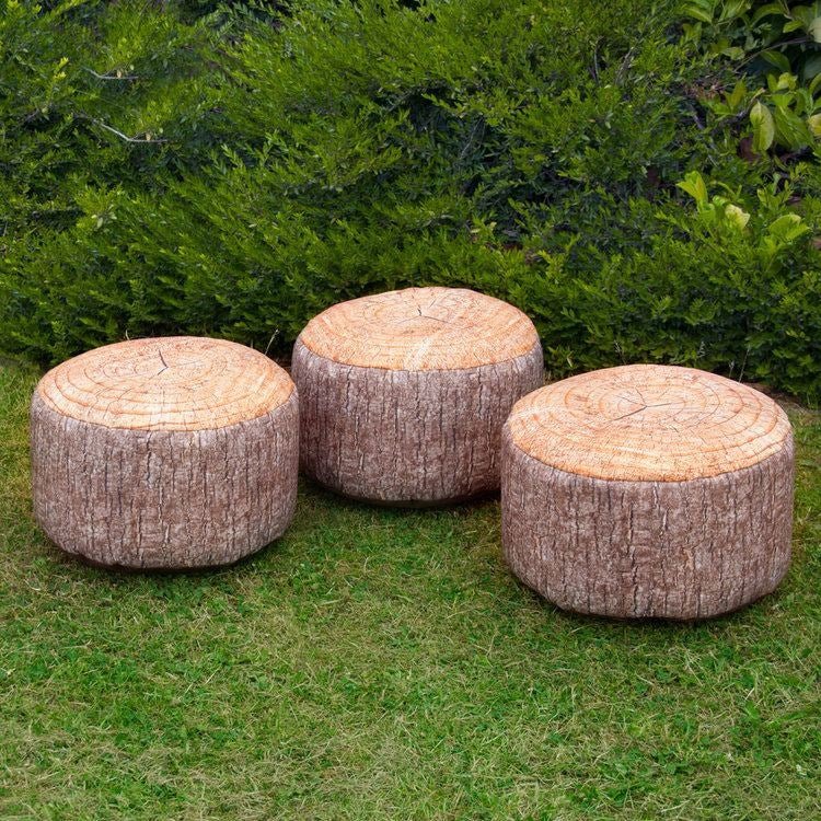 Eden Learning Learn About Nature Tree Stump Stools - Set Of 3 - ABC School Supplies