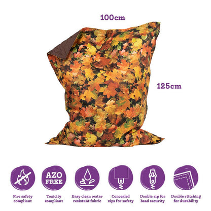 Eden Learning Nature Leaves Print Floor Cushion - ABC School Supplies