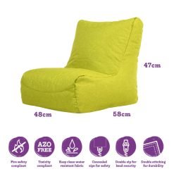 Eden Learning Nursery Smile Chair, Lime - ABC School Supplies
