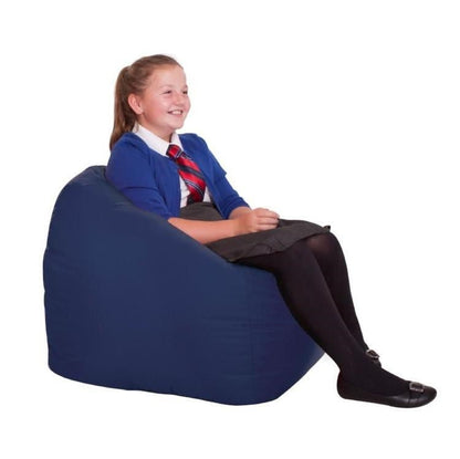 Eden Learning Student Bean Bag Chair, Blue - ABC School Supplies