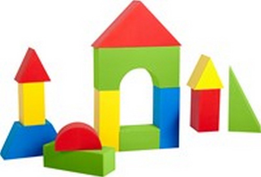 Edushape Coloured Edu - Blocks, Giant (32 Pcs) - ABC School Supplies