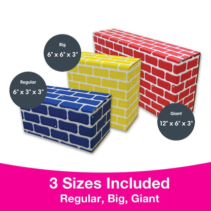 Edushape Corrugated Edu - Blocks Set Of 52 - ABC School Supplies