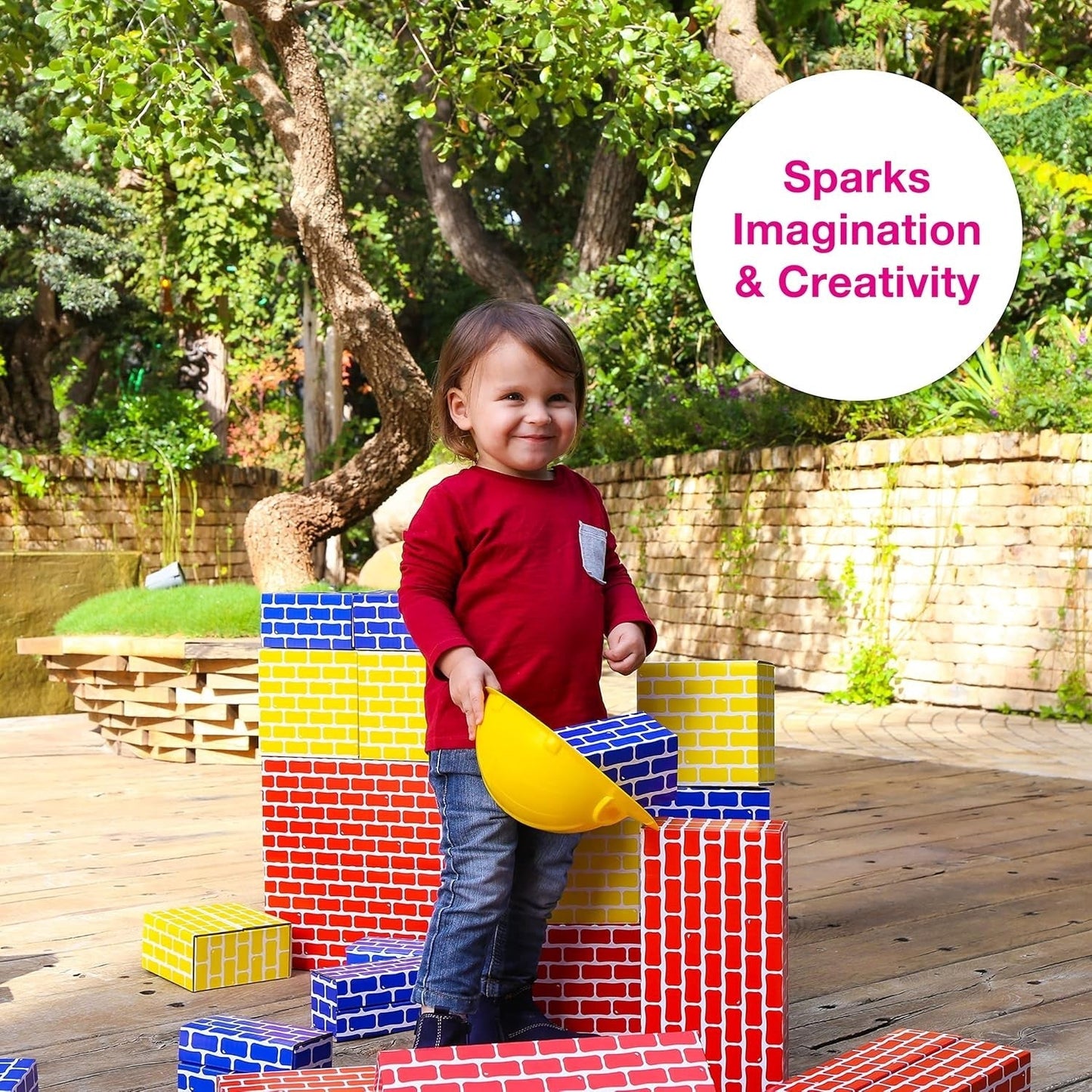 Edushape Corrugated Edu - Blocks Set Of 52 - ABC School Supplies