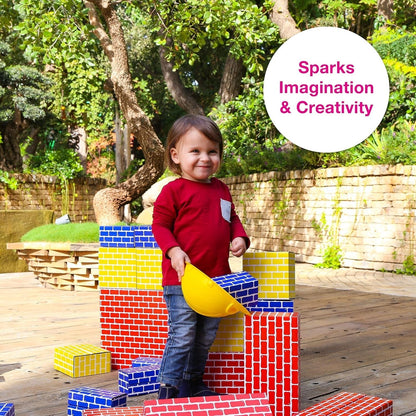 Edushape Corrugated Edu - Blocks Set Of 52 - ABC School Supplies