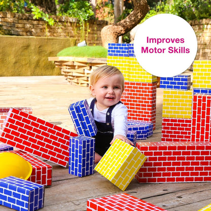 Edushape Corrugated Edu - Blocks Set Of 52 - ABC School Supplies