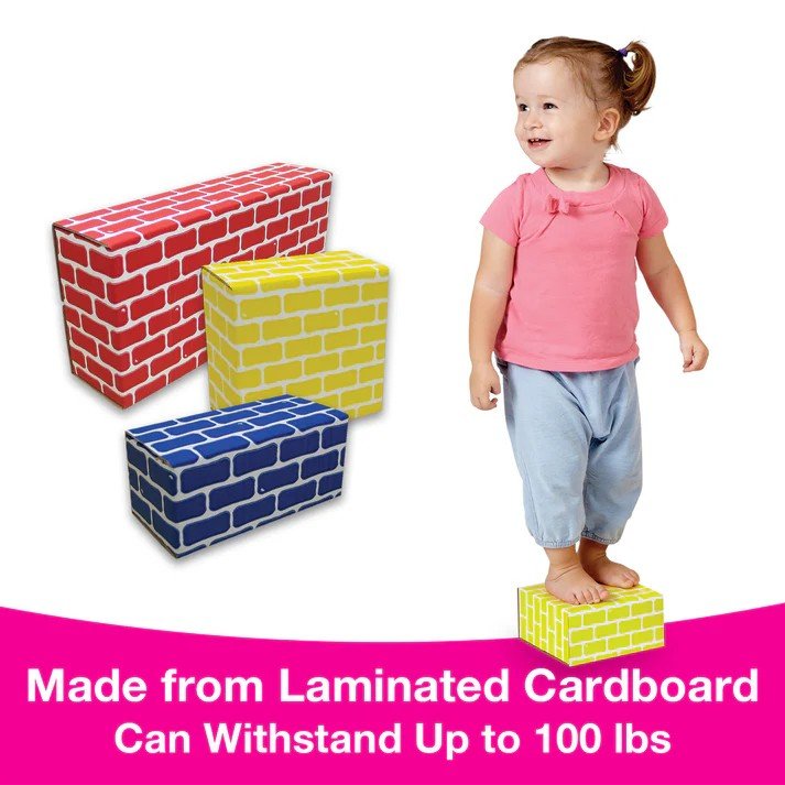 Edushape Corrugated Edu - Blocks Set of 84 - ABC School Supplies