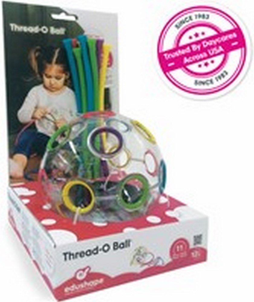 Edushape Fine Motor Thread - O - Ball - ABC School Supplies