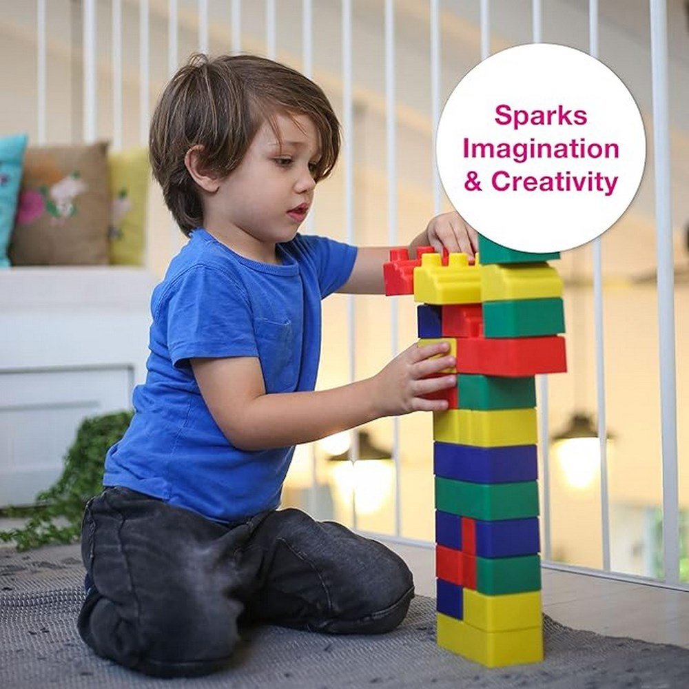 Edushape Giant Flexi Edu - Blocks Set Of 50Pcs - ABC School Supplies