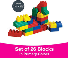 Edushape Mini Edu - Blocks Flexible Blocks Set of 26 Pieces - ABC School Supplies