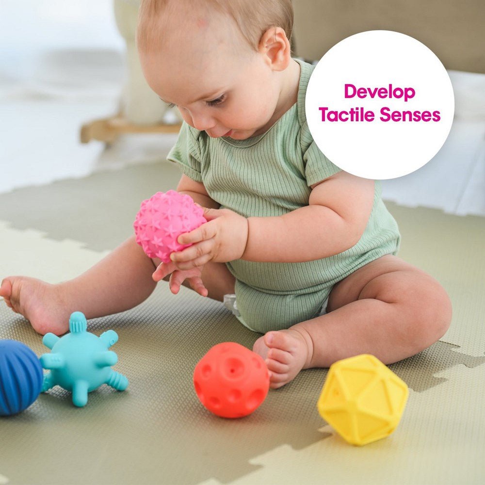 Edushape Sensory Mini Balls (6Pcs) - ABC School Supplies