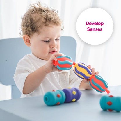 Edushape Sensory Snap Beads (12 Pcs) - ABC School Supplies