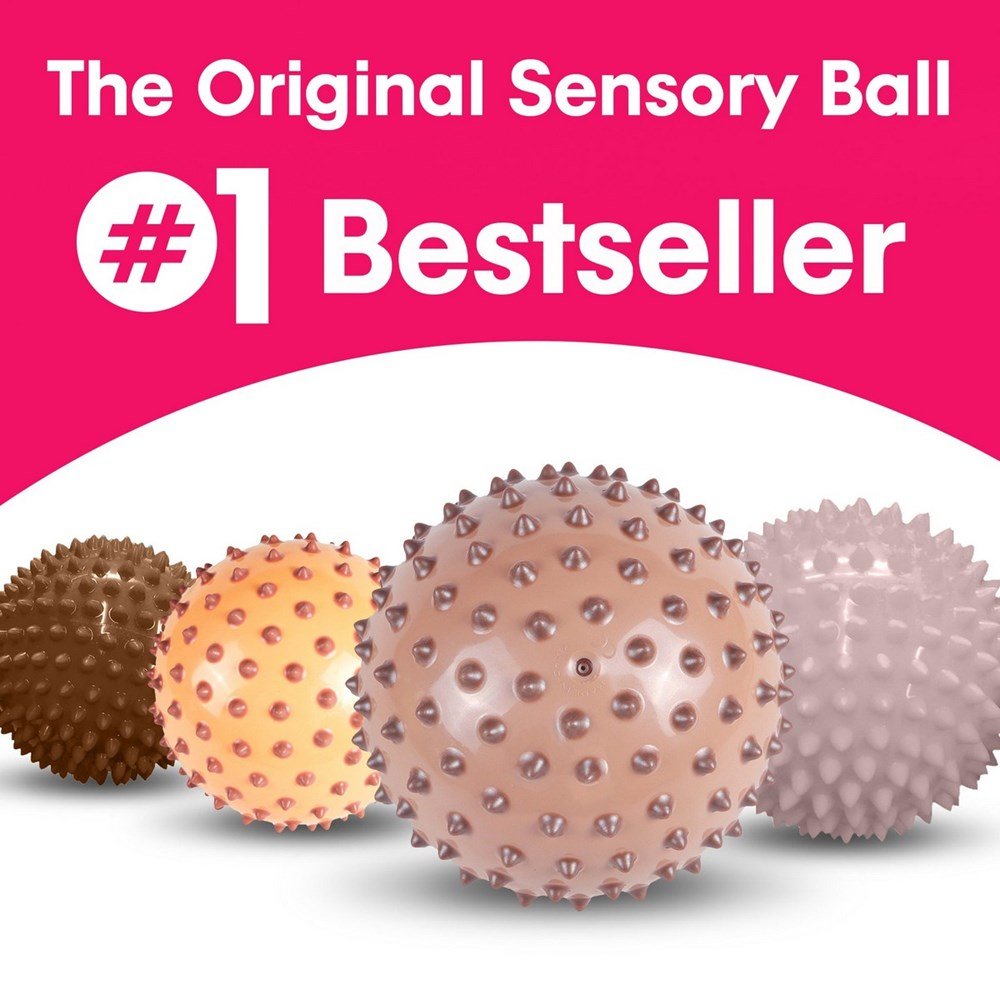 Edushape Tactile Sensory Ball - Coffee - ABC School Supplies
