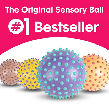 Edushape Tactile Sensory Ball - Purple/Light Blue - ABC School Supplies