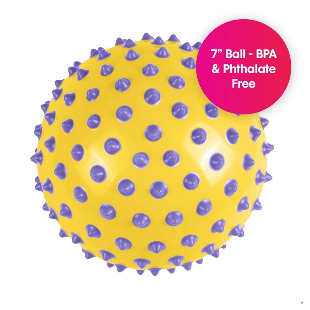 Edushape Tactile Sensory Ball - Yellow/Purple - ABC School Supplies