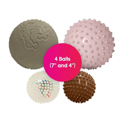 Edushape The Original Sensory Ball, Mega Pack - Boho Chic (4 Pcs) - ABC School Supplies