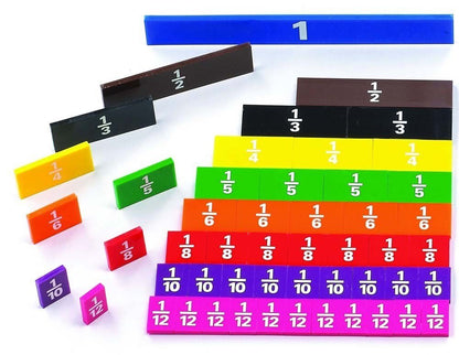 Edx Education Fraction Tiles Pack Of 51 - ABC School Supplies