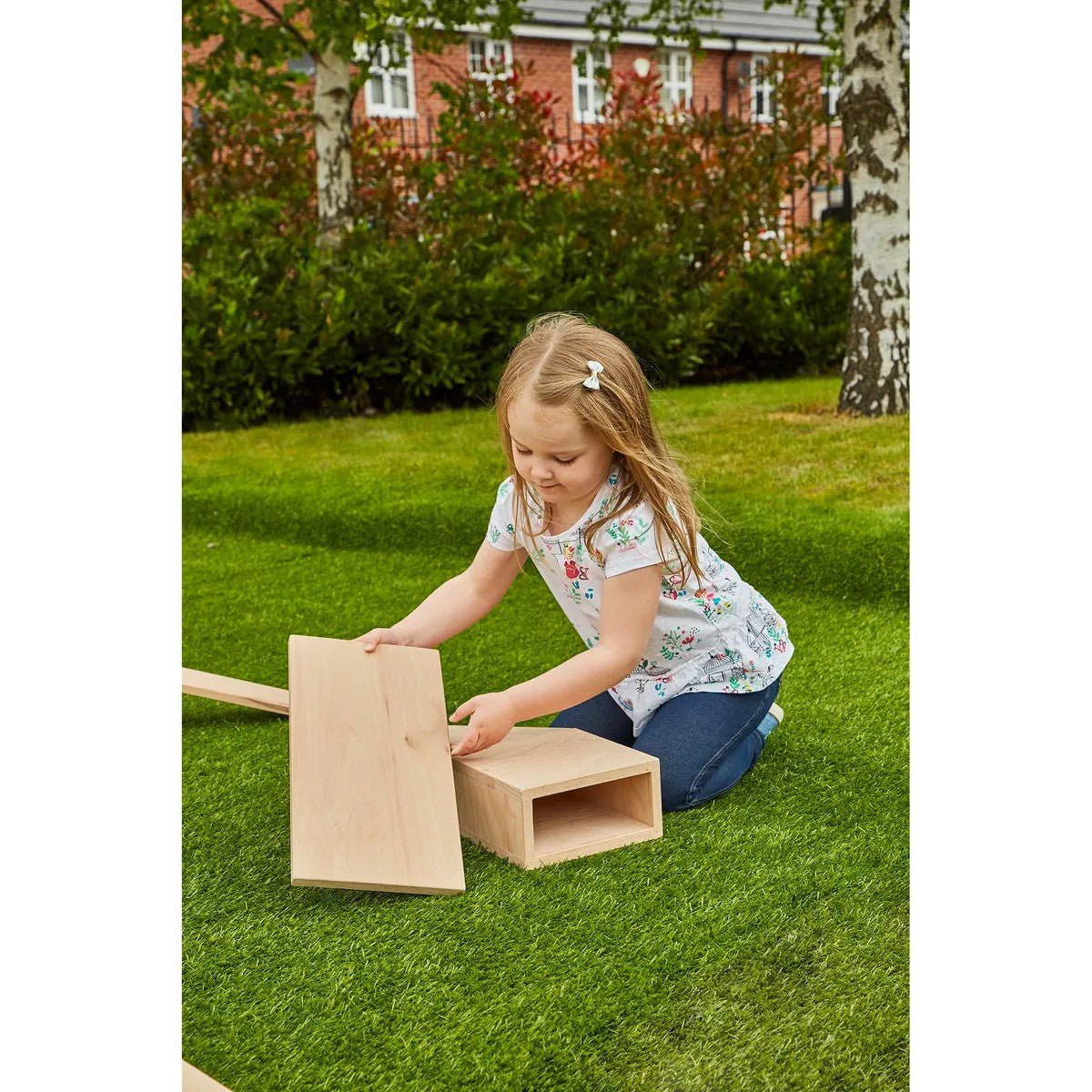 Edx Education Large Wooden Hollow Blocks - Pack Of 28 - ABC School Supplies