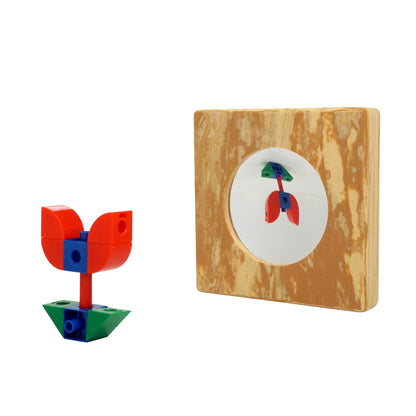 **Edx Education Pony Mirrors (Wood Colour) Set of 5 - ABC School Supplies