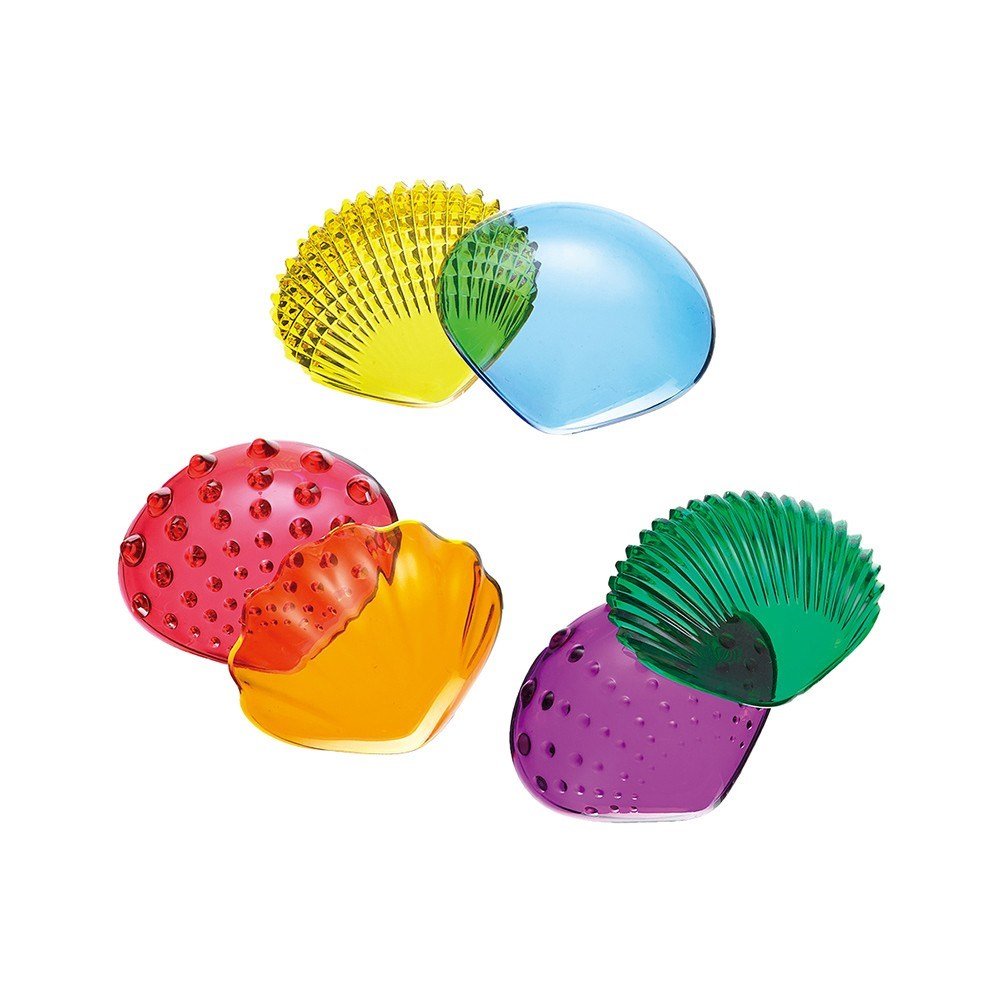 **Edx Education Translucent Sensory Shells - 48 pack - ABC School Supplies