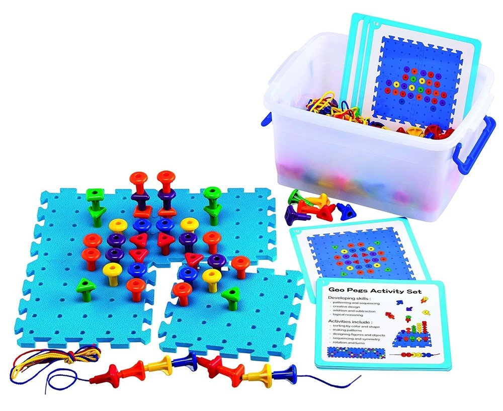 Edx Geo Pegboard Activity Set - ABC School Supplies