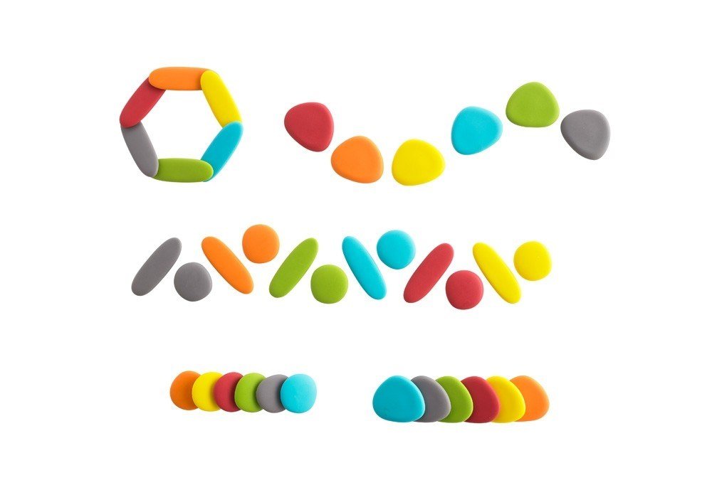 Edx Junior Rainbow Pebbles Earth Colours - ABC School Supplies