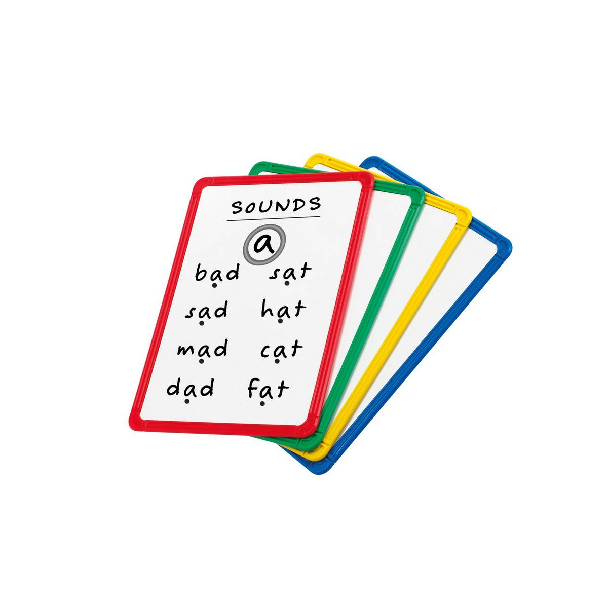 Edx Magnetic Plastic Framed Whiteboards Pack Of 4 - ABC School Supplies