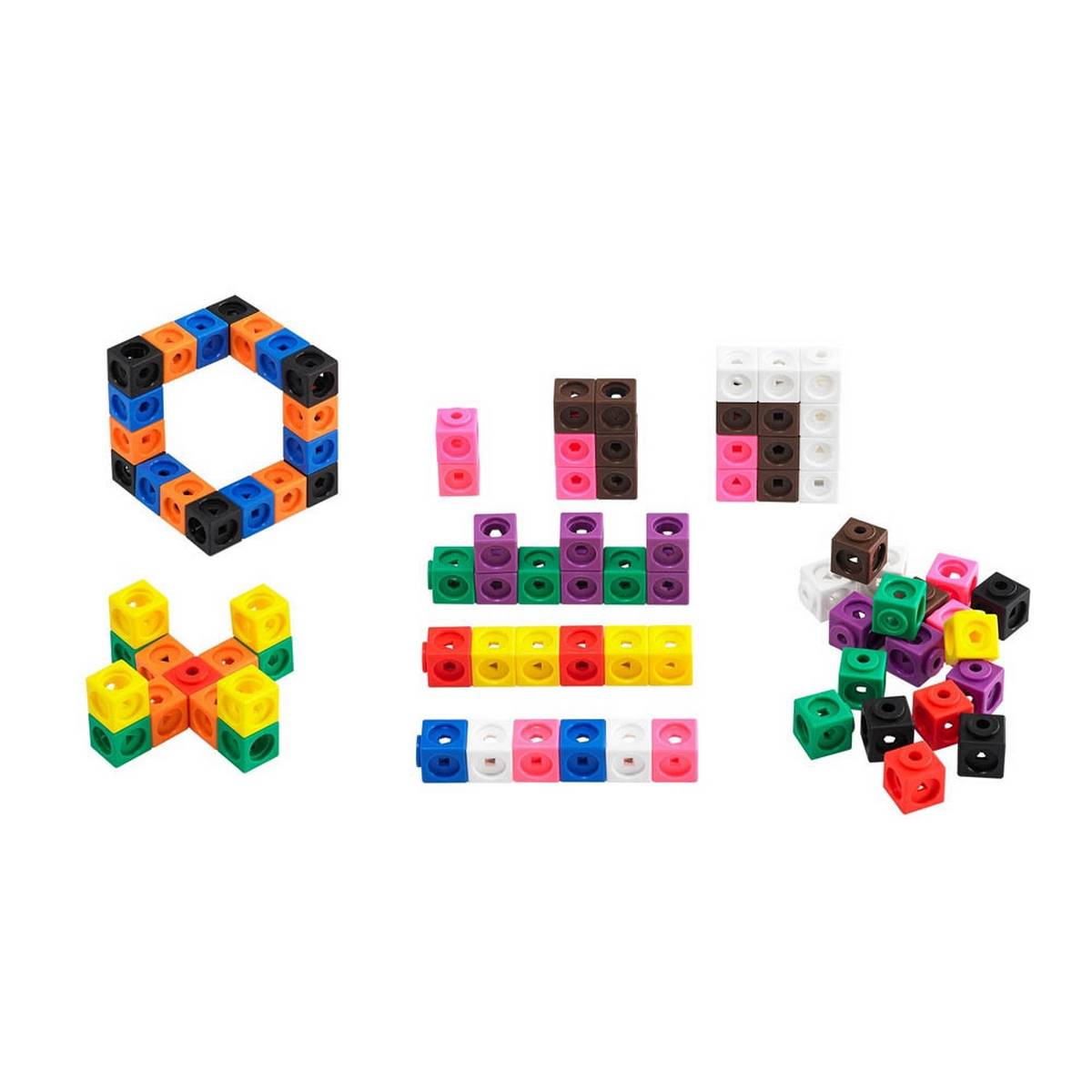 Edx Math Cubes Learning Set – Pack Of 125 - ABC School Supplies