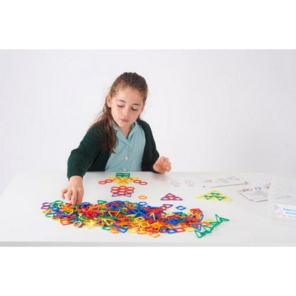Edx Shape Links Activity Set Of 380 - ABC School Supplies