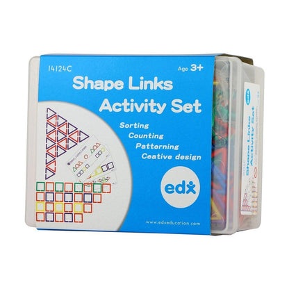 Edx Shape Links Activity Set Of 380 - ABC School Supplies