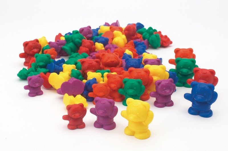 Edx Teddy Bear Rucksack Counters – Pack Of 96 - ABC School Supplies