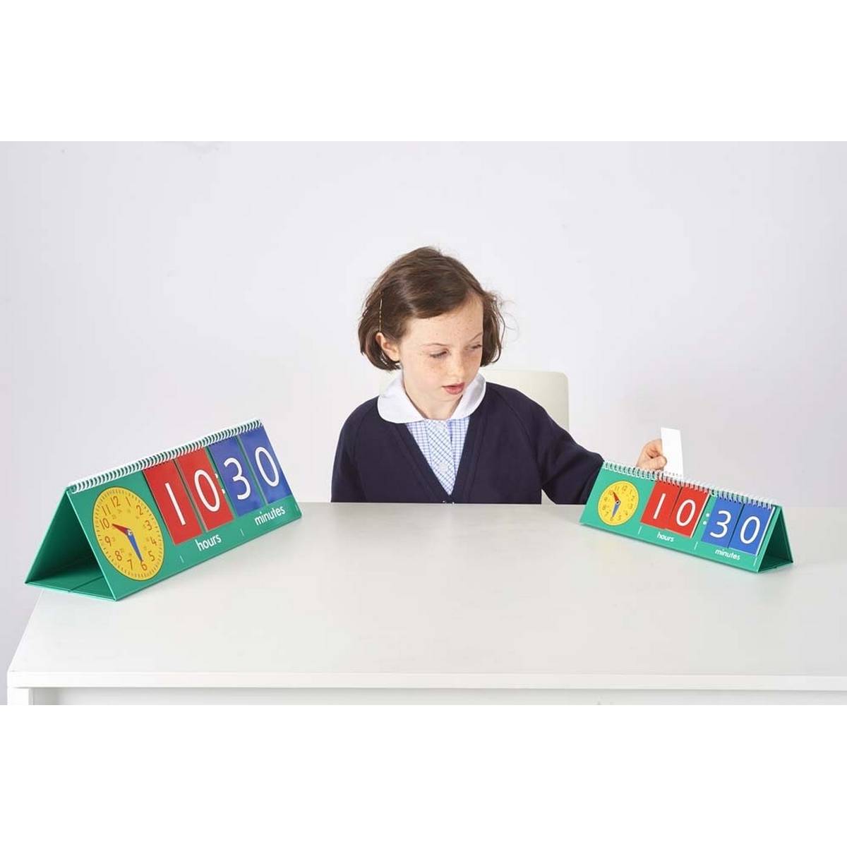 Edx Tell Time Flip Chart - Student - ABC School Supplies