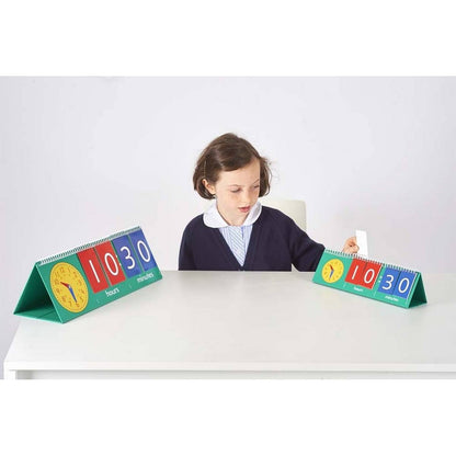 Edx Tell Time Flip Chart - Student - ABC School Supplies
