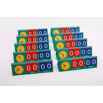 Edx Tell Time Flip Chart - Student - ABC School Supplies