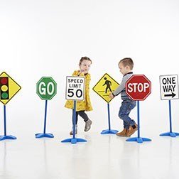 Edx Traffic Sign Set Of 6 - ABC School Supplies