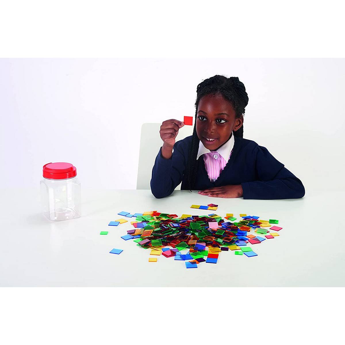 Edx Translucent Colour Squares Pack Of 300 - ABC School Supplies