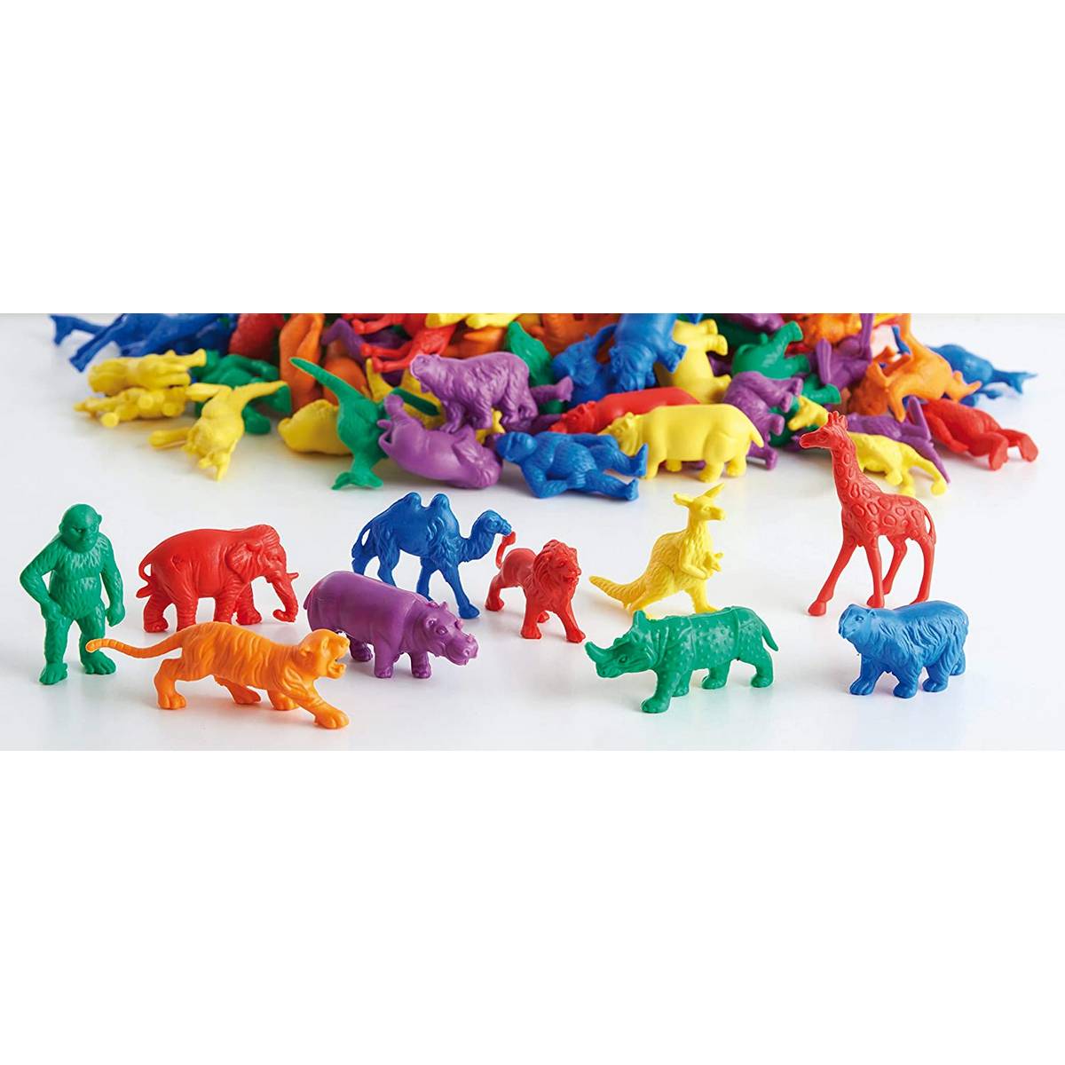 Edx Wild Animals Counters - Pack Of 120 - ABC School Supplies
