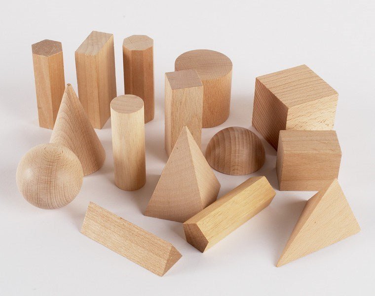 Edx Wooden Geometric Solids - ABC School Supplies