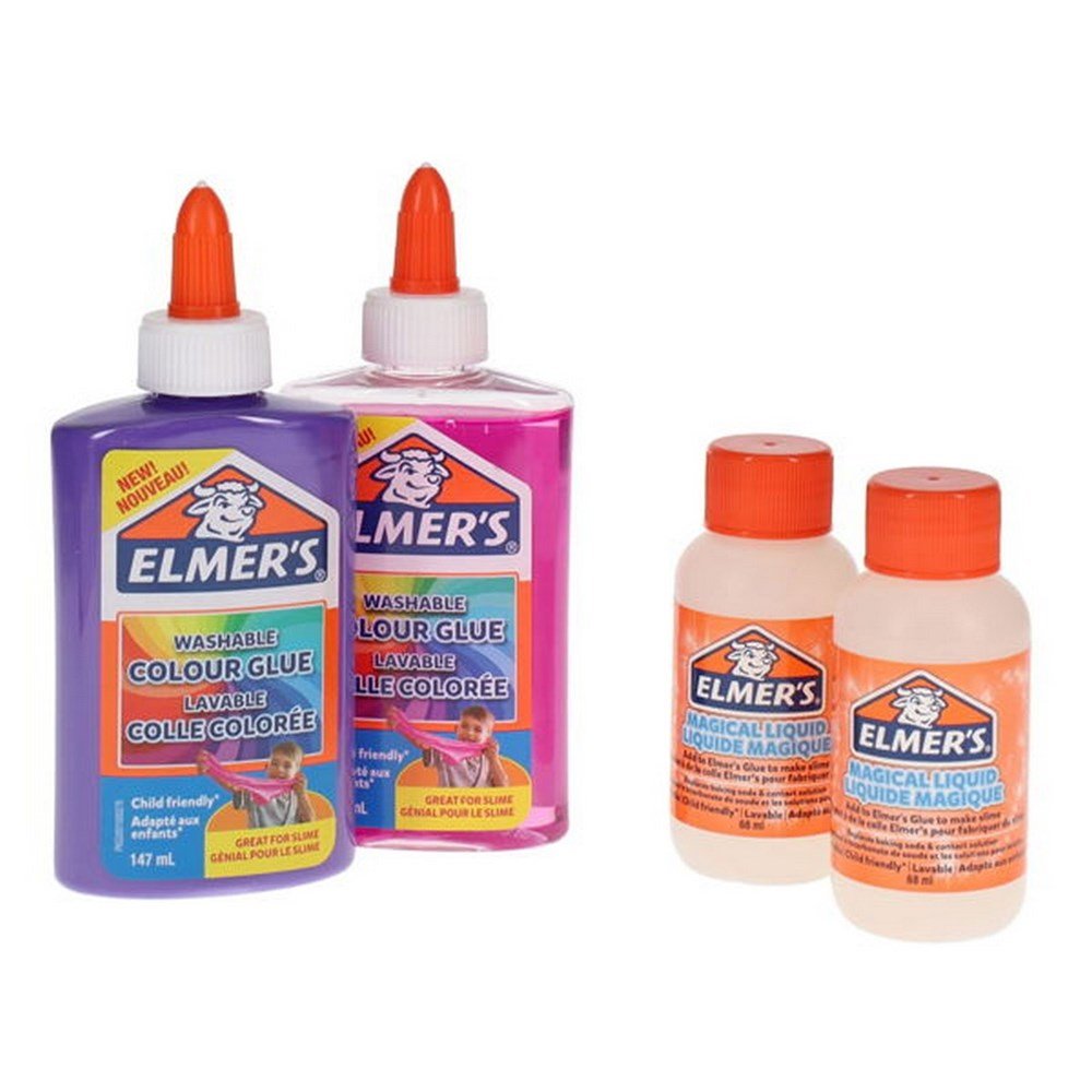Elmers Colour Slime Kit 4 pieces - ABC School Supplies