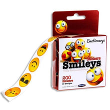 Emotionery Smiley Faces Stickers Roll Of 200 (10 Designs) - ABC School Supplies