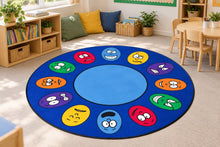 Emotions Interactive Circular Carpet 200cm - ABC School Supplies