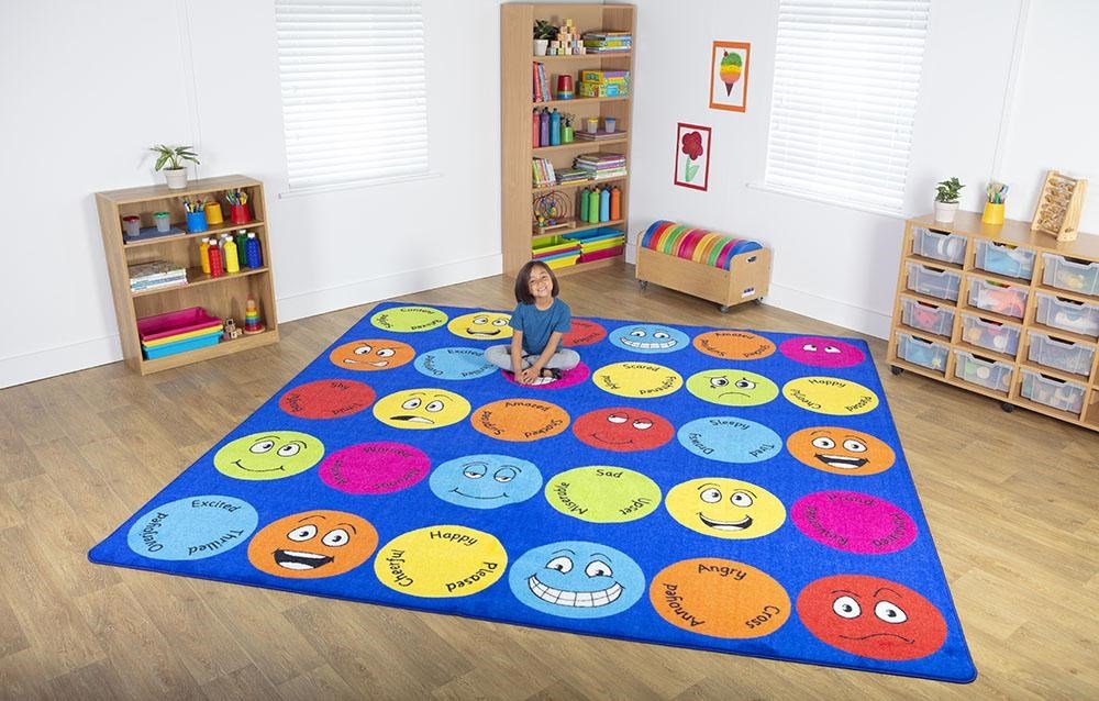 Emotions Interactive Square Carpet - ABC School Supplies