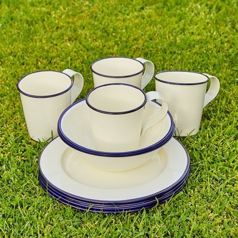 Enamel Tableware Set - ABC School Supplies