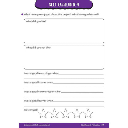 Entrepreneurial Skills In The Classroom Pupils Learning Journal - Lower Primary - ABC School Supplies