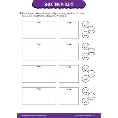 Entrepreneurial Skills In The Classroom Pupils Learning Journal - Lower Primary - ABC School Supplies