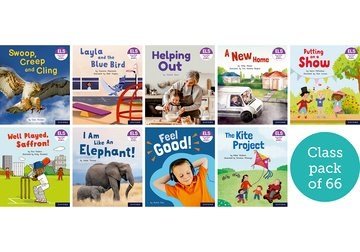 Essential Letters And Sounds: Essential Phonic Readers: Oxford Reading Level 5: Class Pack Of 66 - ABC School Supplies