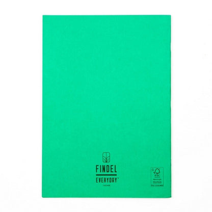 Everyday A4 Exercise Book 10Mm Square - Green Pack Of 50 - ABC School Supplies