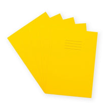 Everyday A4 Exercise Book 64 Page, 8Mm Ruled With Margin, Yellow - Pack Of 50 - ABC School Supplies